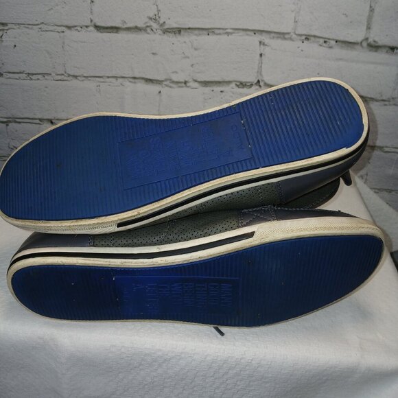 MENS ALDO HIGHT TOP LEATHER LACE UP SNEAKERS, GRAY COLOR, SIZE 12 - Picture 6 of 10